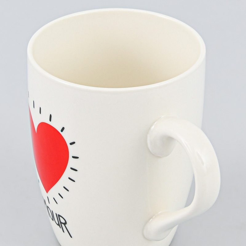 Mug 'Coeur' rouge 36cl 