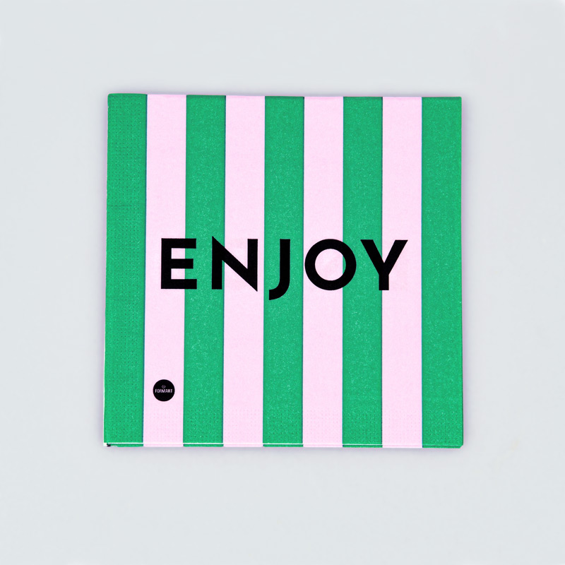 Lot de 20 serviettes 'Enjoy'