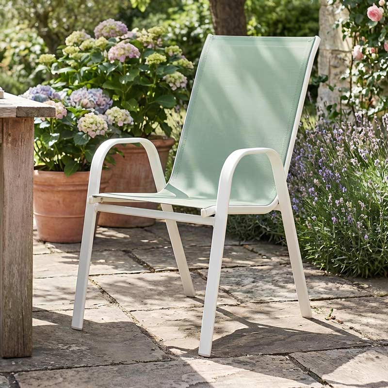 Chaise de jardin 'Formentera' couleur kaki