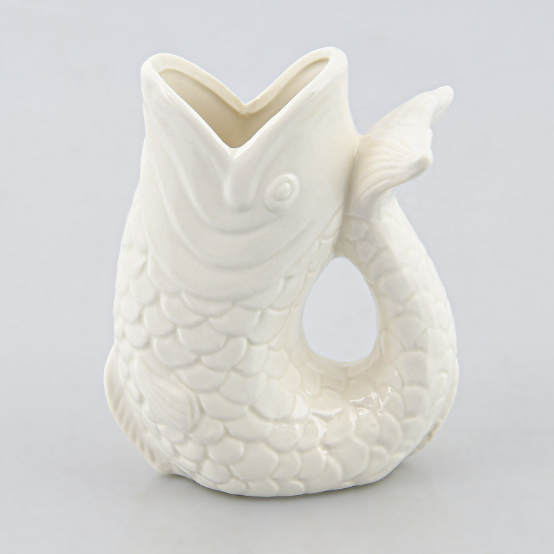 Vase poisson 'bord de mer'