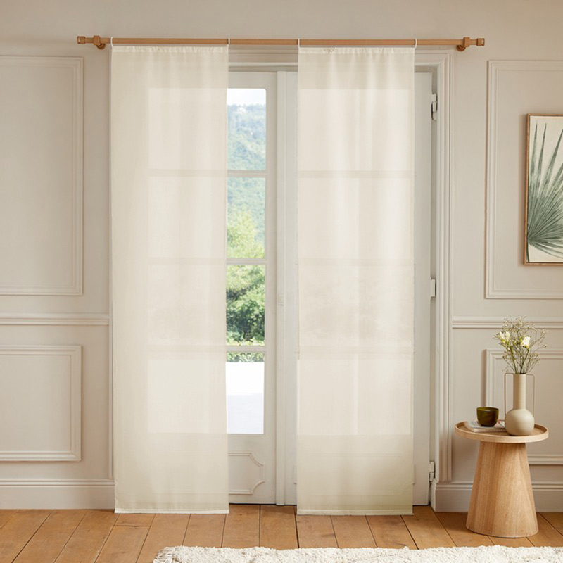 Panneau japonais étamine imitation lin