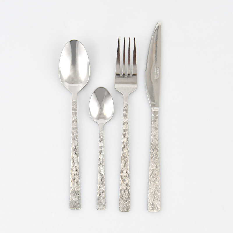 Ménagère 'Silex' 24 pièces en inox 