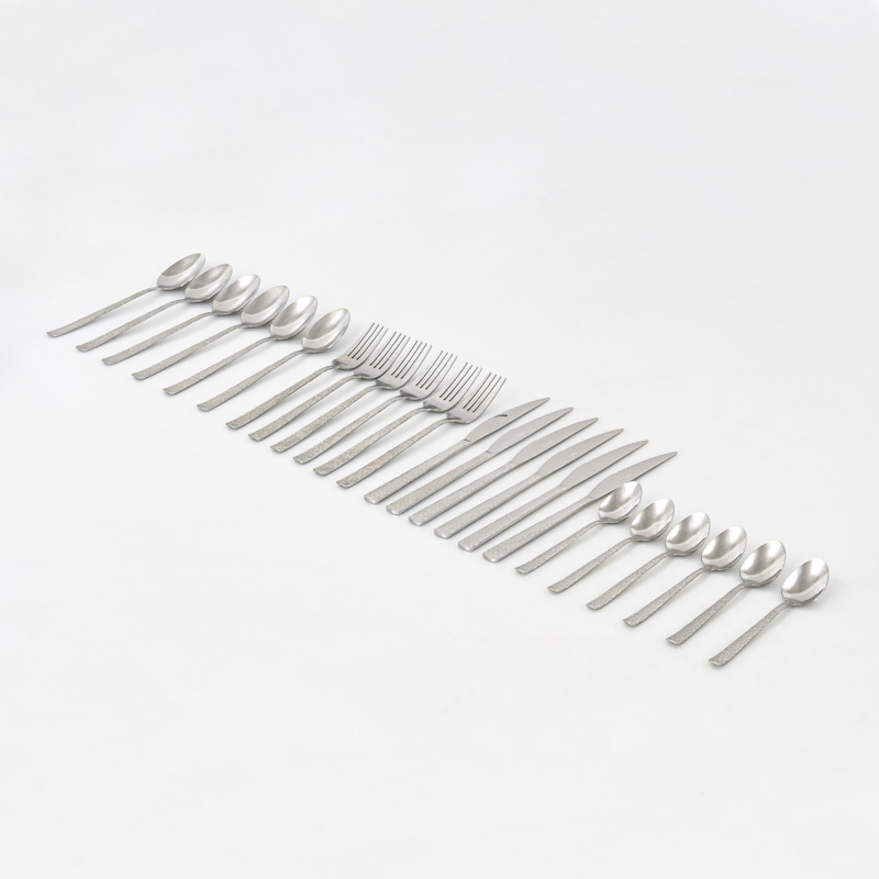 Ménagère 'Silex' 24 pièces en inox 