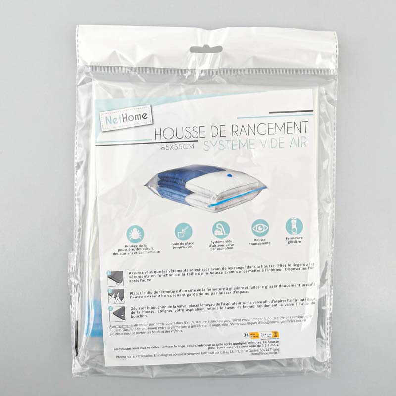 Housse de rangement sous vide 