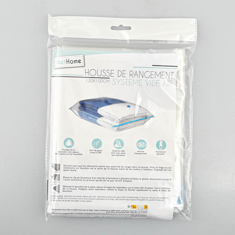 Housse de rangement sous vide 