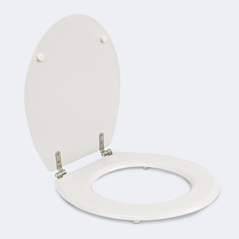 Abattant WC bambou blanc