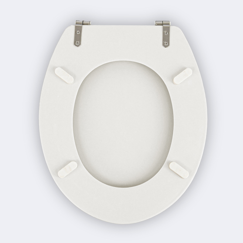 Abattant WC bambou blanc