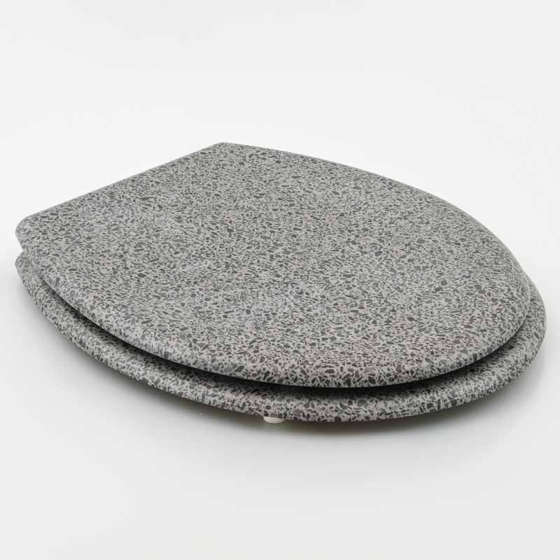 Abattant WC bambou noir