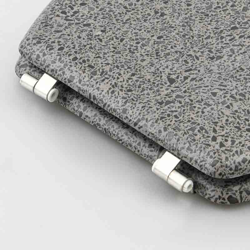 Abattant WC bambou noir