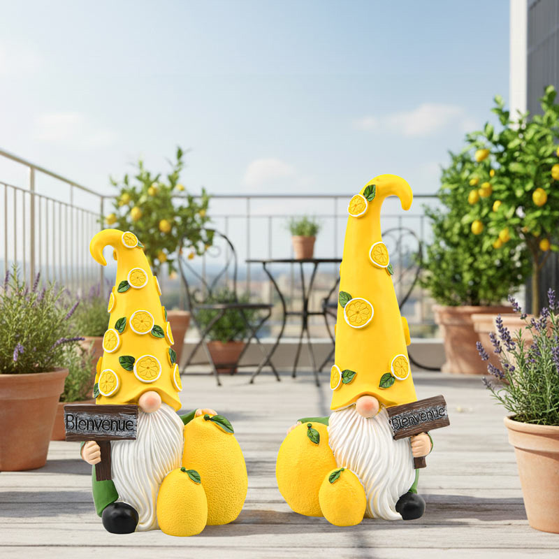 Gnome citrons jaune 'Soleil and Co' 