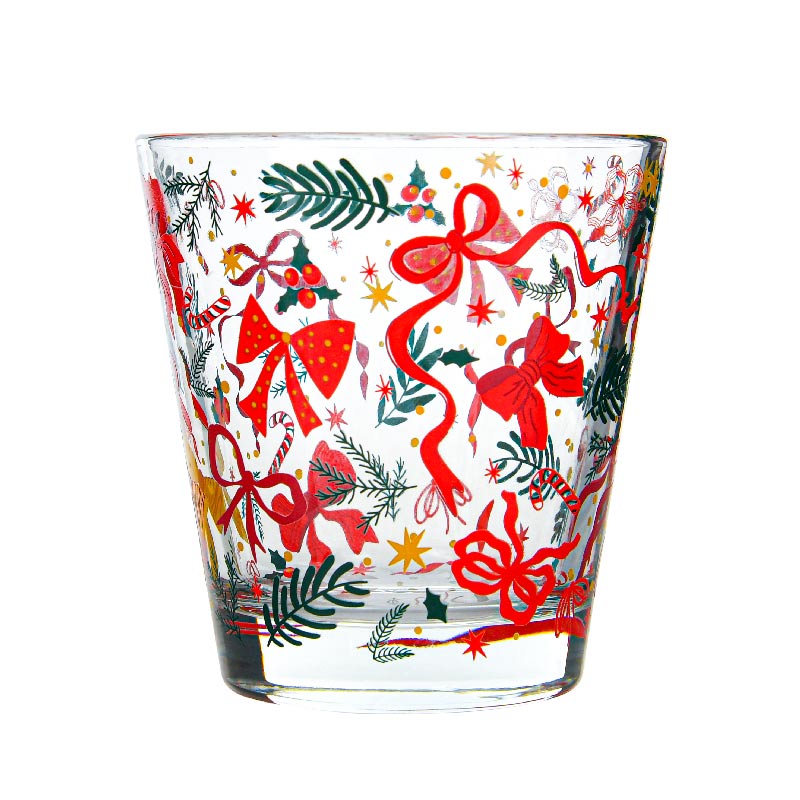 Verre de Noël 'Festive' 25cl rouge