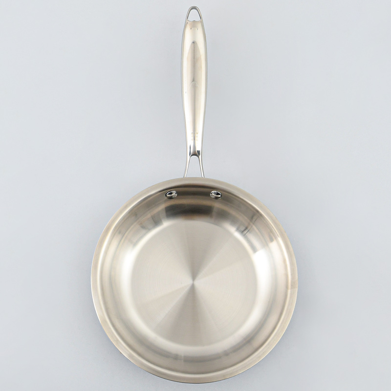 Poêle 'Hera' couleur inox triple fond 