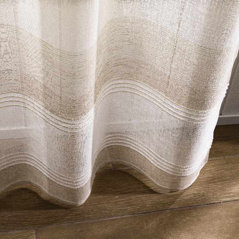 Voilage étamine à bandes 'Pelagia' 