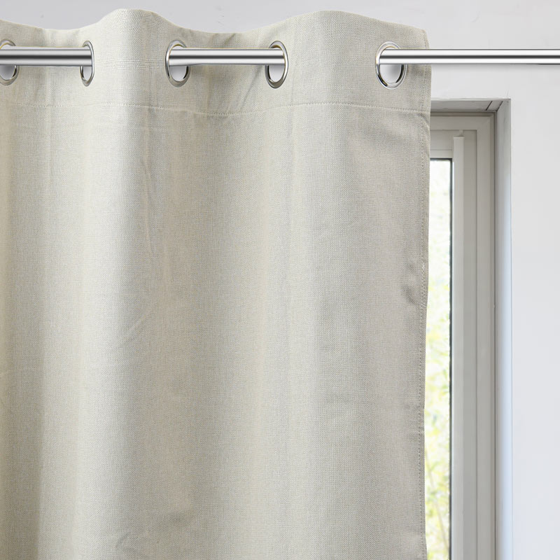 Rideau occultant chiné 'Anila' blanc
