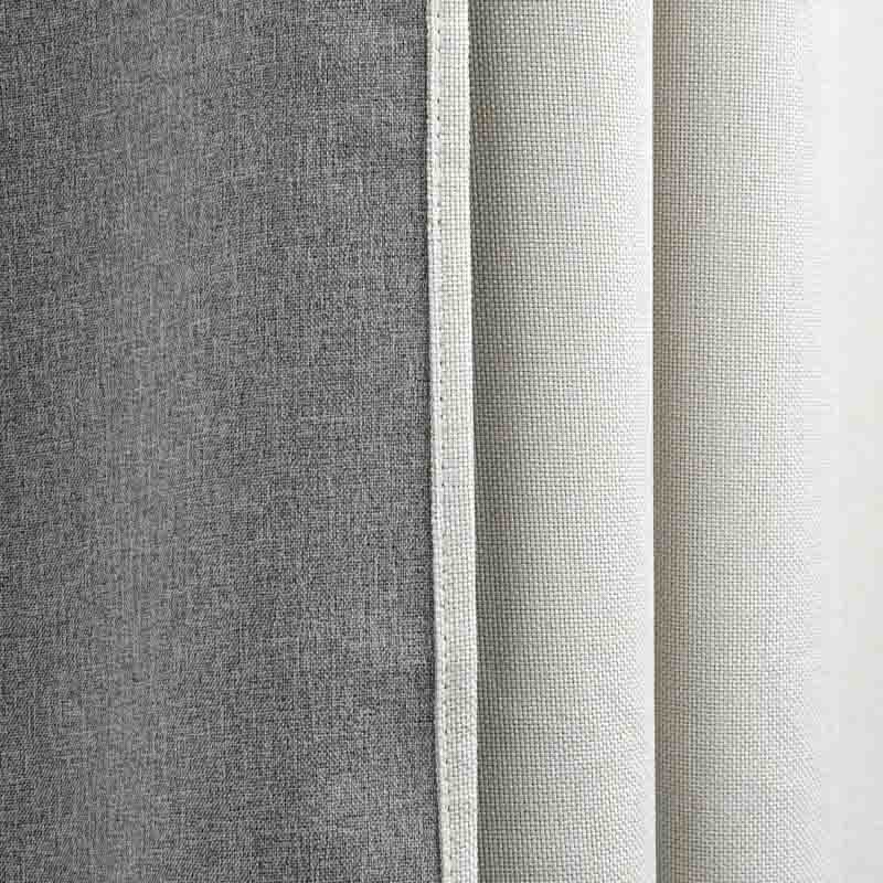 Rideau occultant chiné 'Anila' blanc