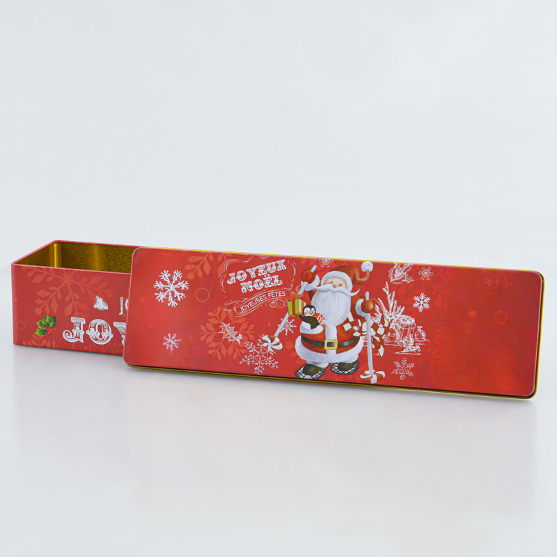 Boîte rectangulaire de Noël 