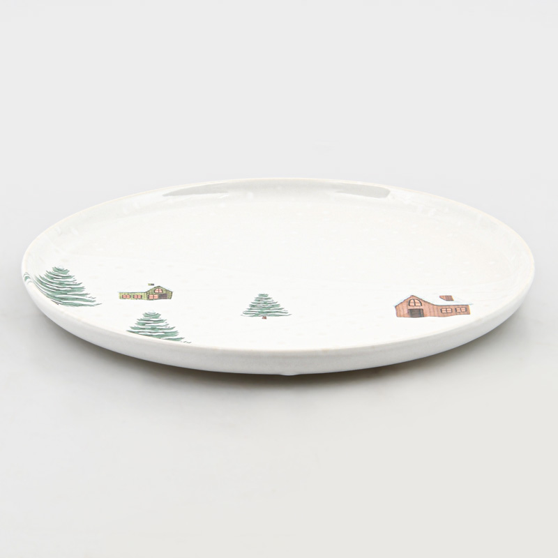 Assiette plate 'Chalet' 
