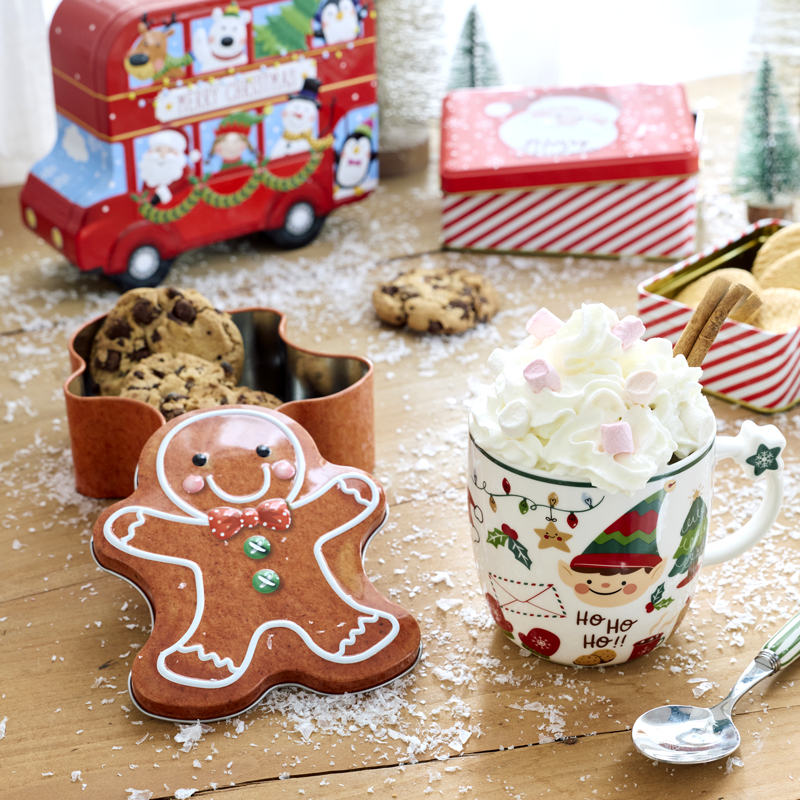 Boîte métal pain d'épice