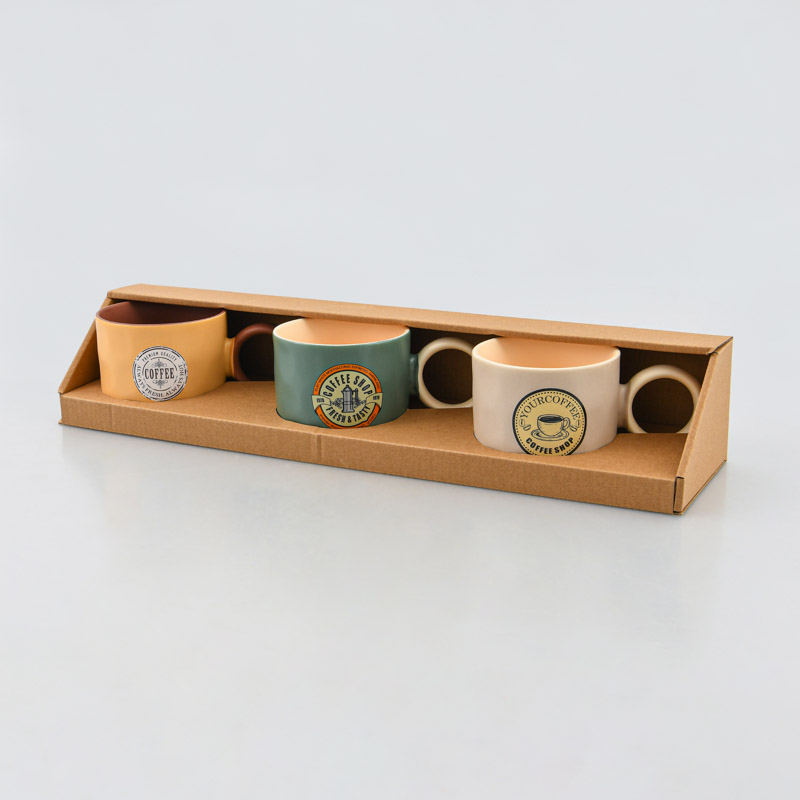 Coffret 3 mugs  'Coffee Shop'