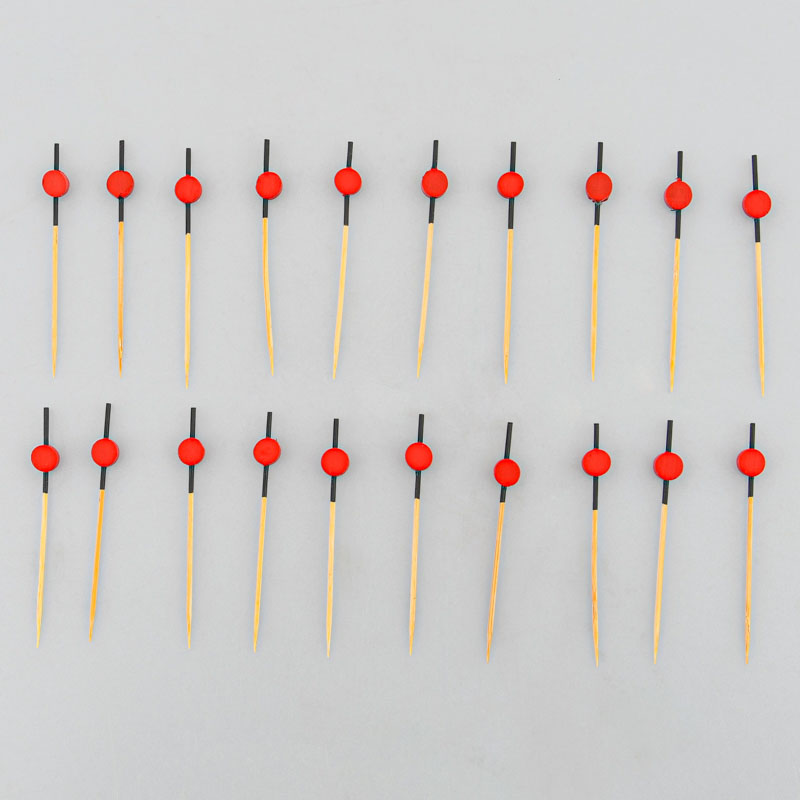 Lot de 20 piques apéritifs bambou 