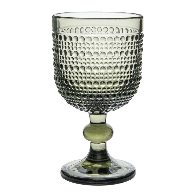 Verre à pied 'Lamara' gris