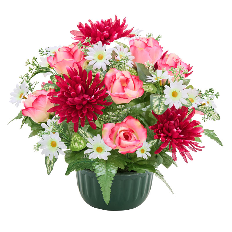 Jardinière boutons de roses 