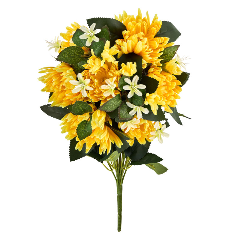 Bouquet de chrysanthèmes jaune