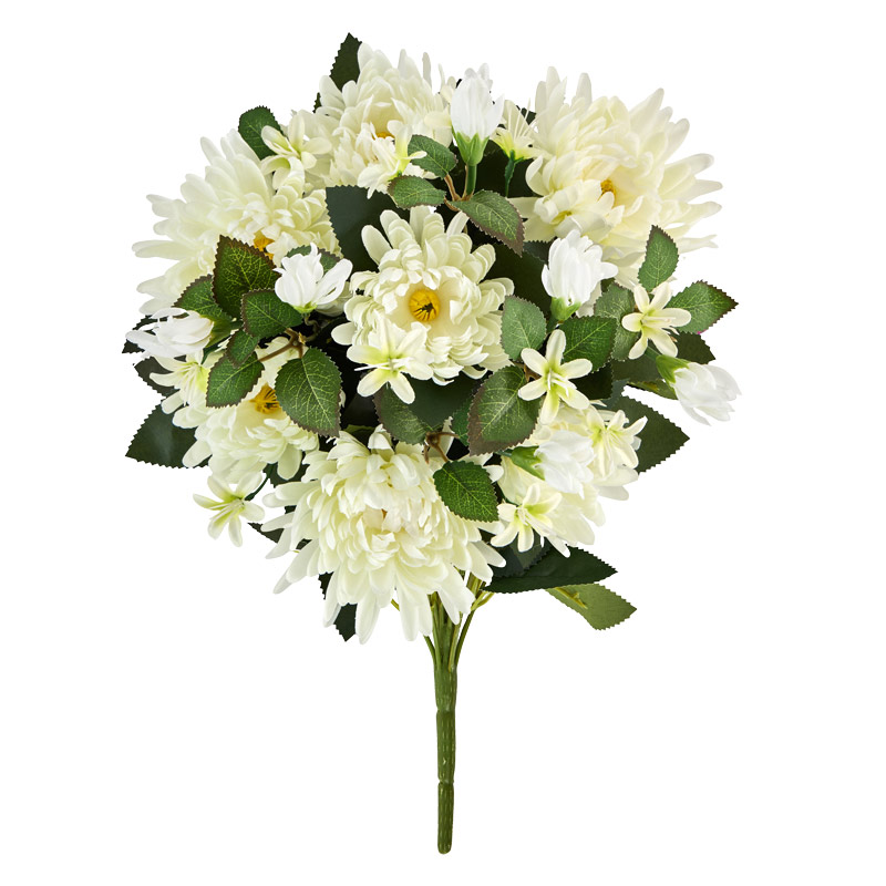 Bouquet de chrysanthèmes blanc
