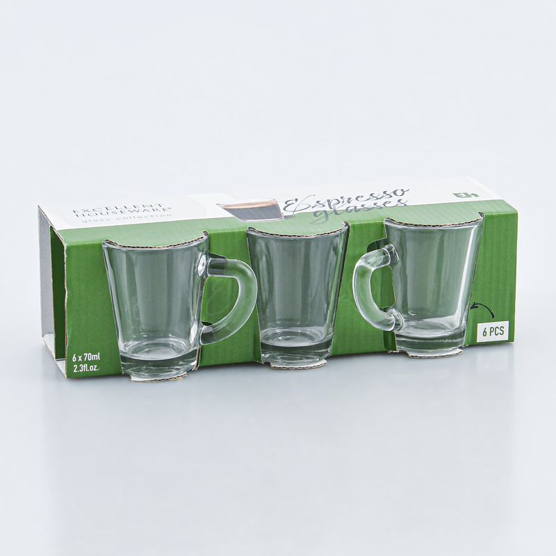 Lot de 6 tasses à espresso