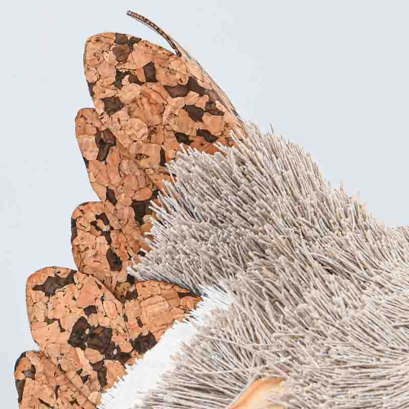 Poule de Pâques décorative beige 