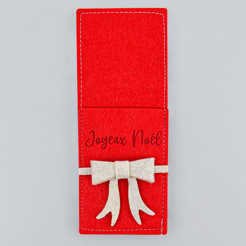 Porte couverts noeud rouge