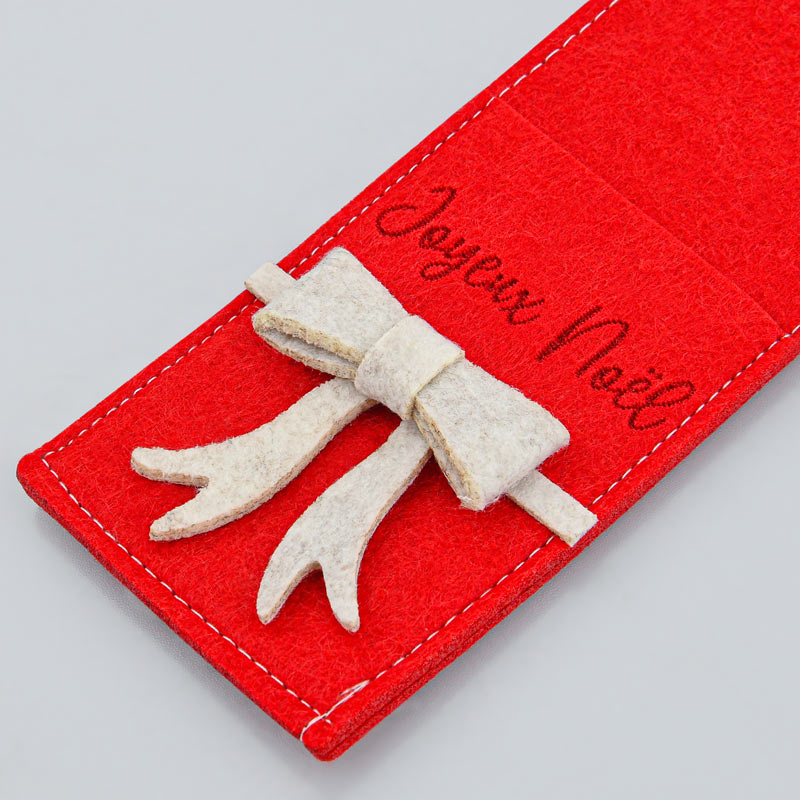 Porte couverts noeud rouge