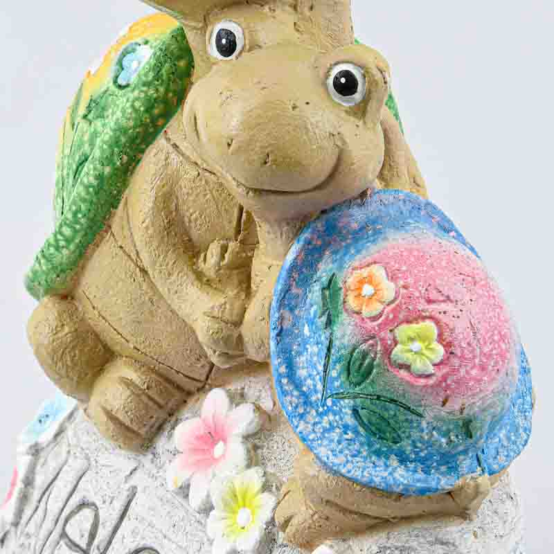 Décoration solaire tortue 'Welcome'