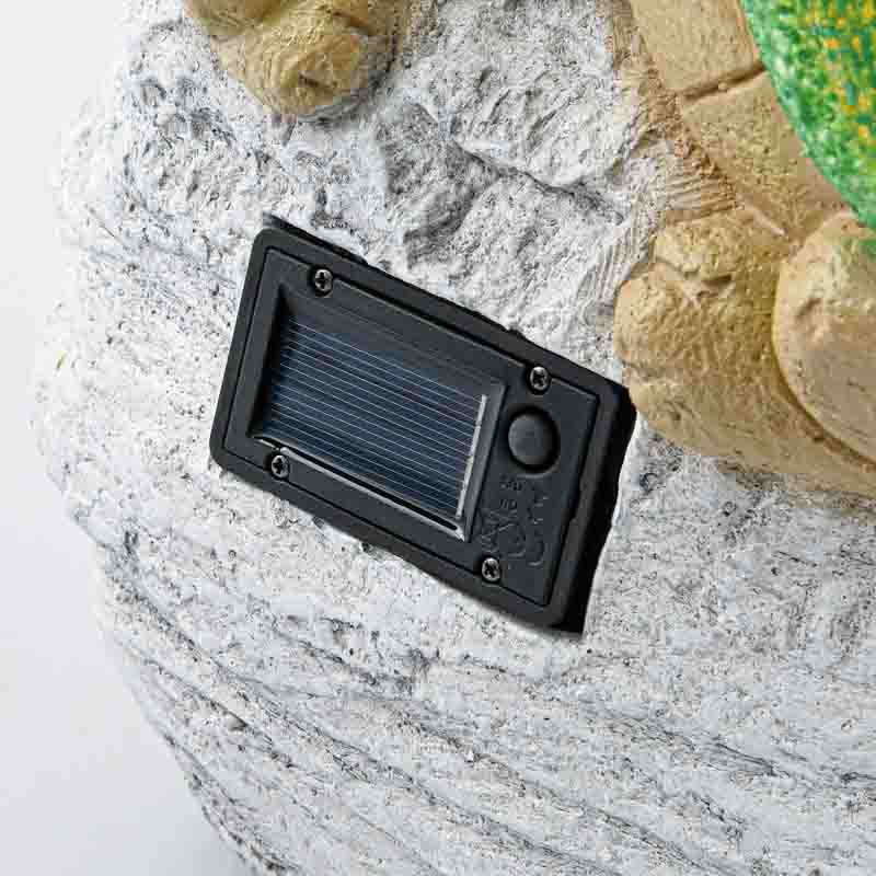 Décoration solaire tortue 'Welcome'