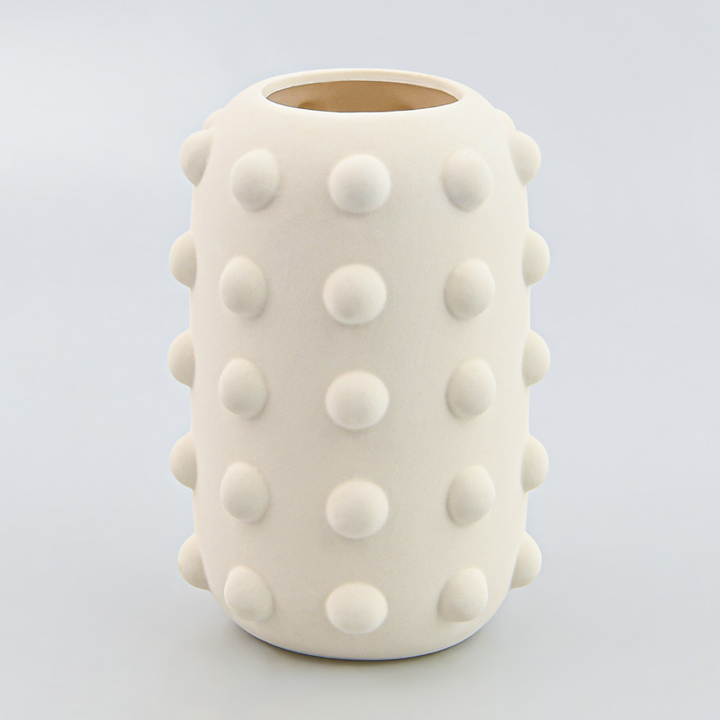 Vase droit 'Bullisimo' blanc 