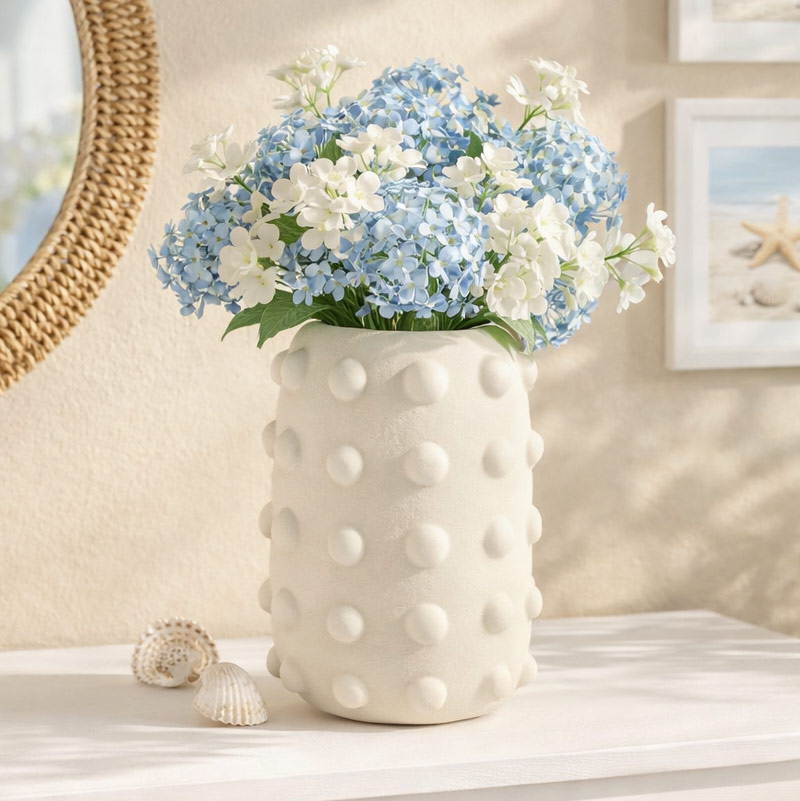 Vase droit 'Bullisimo' blanc 