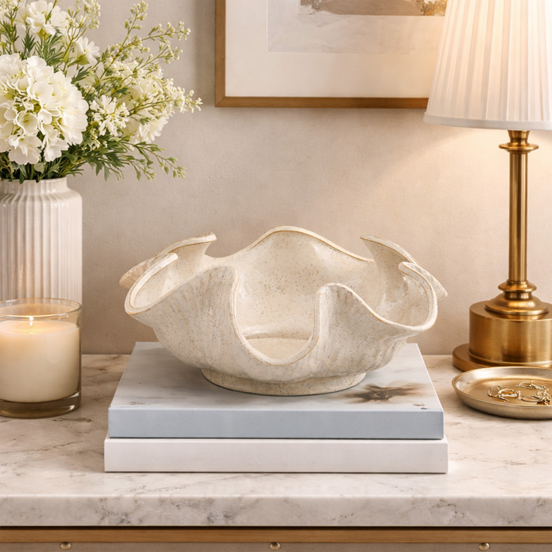 Vide poche beige 'Abyssal'