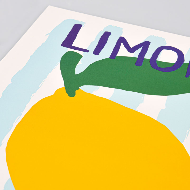 Lot de 3 affiches papier cocktail 