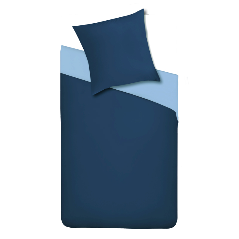 Parure bicolore 'Wellness' bleu marine acier 