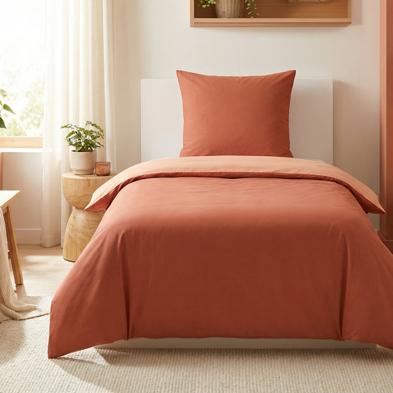 Parure bicolore 'Wellness' pêche bois de rose