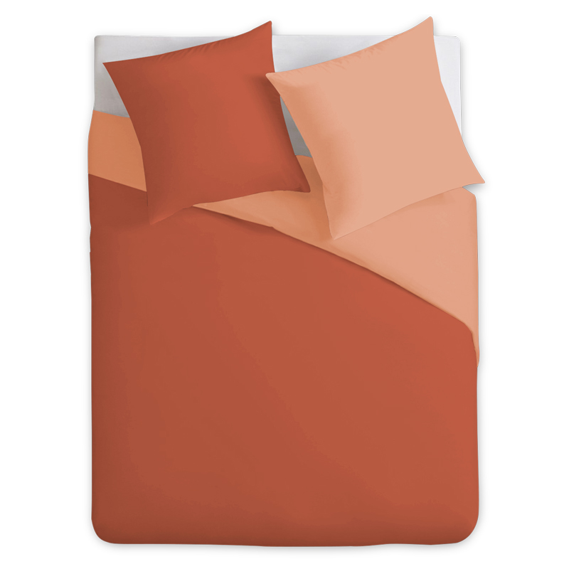 Parure bicolore 'Wellness' pêche bois de rose 