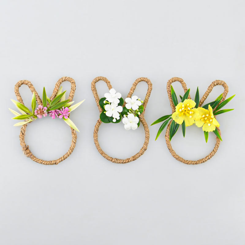 Tête de lapin décorative