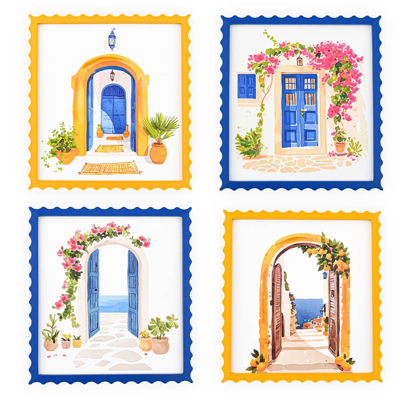 Cadre décoratif 'Maison de Vacances'