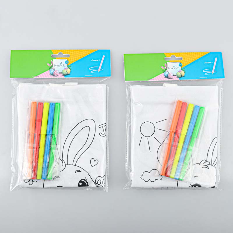 Sac de Pâques à colorier