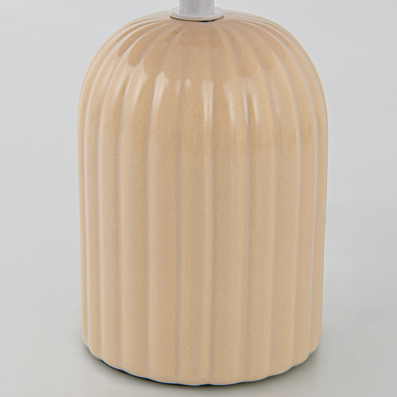 Lampe avec abat-jour 'Luméa' beige