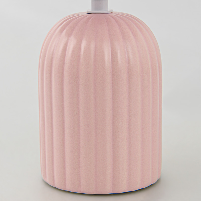 Lampe avec abat-jour 'Luméa' rose