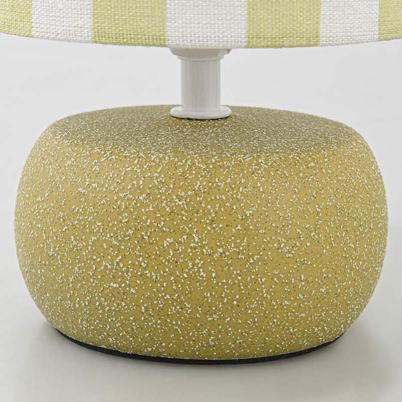 Lampe avec abat-jour 'Sylma' vert sauge