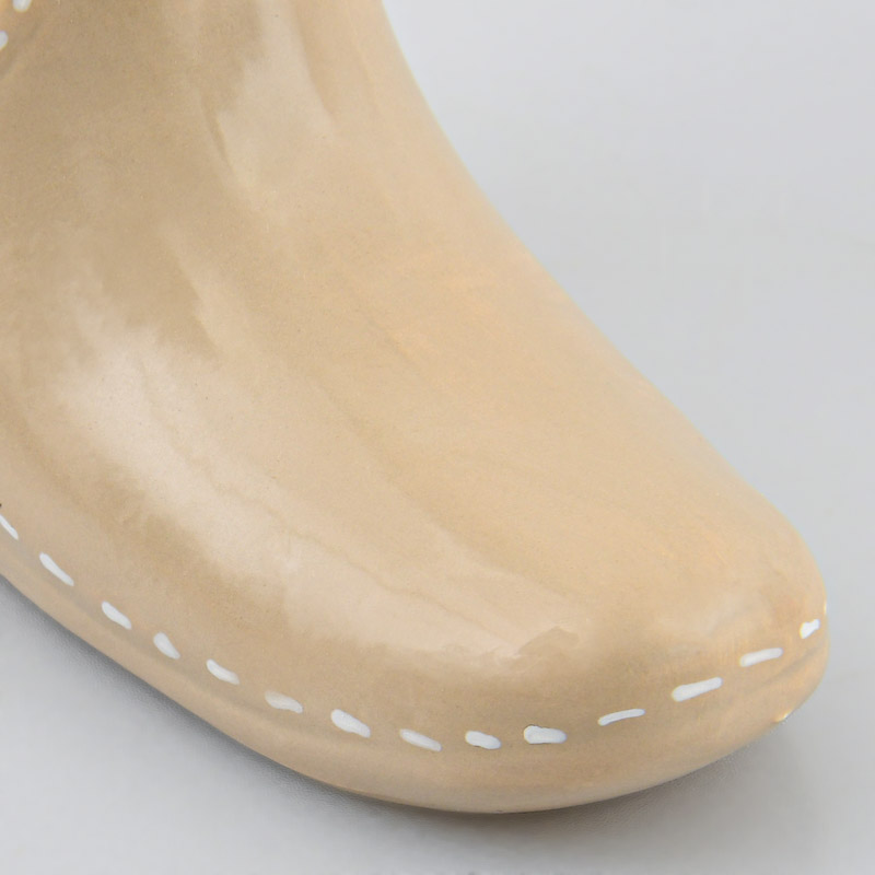 Vase forme botte 'Rodeo' beige
