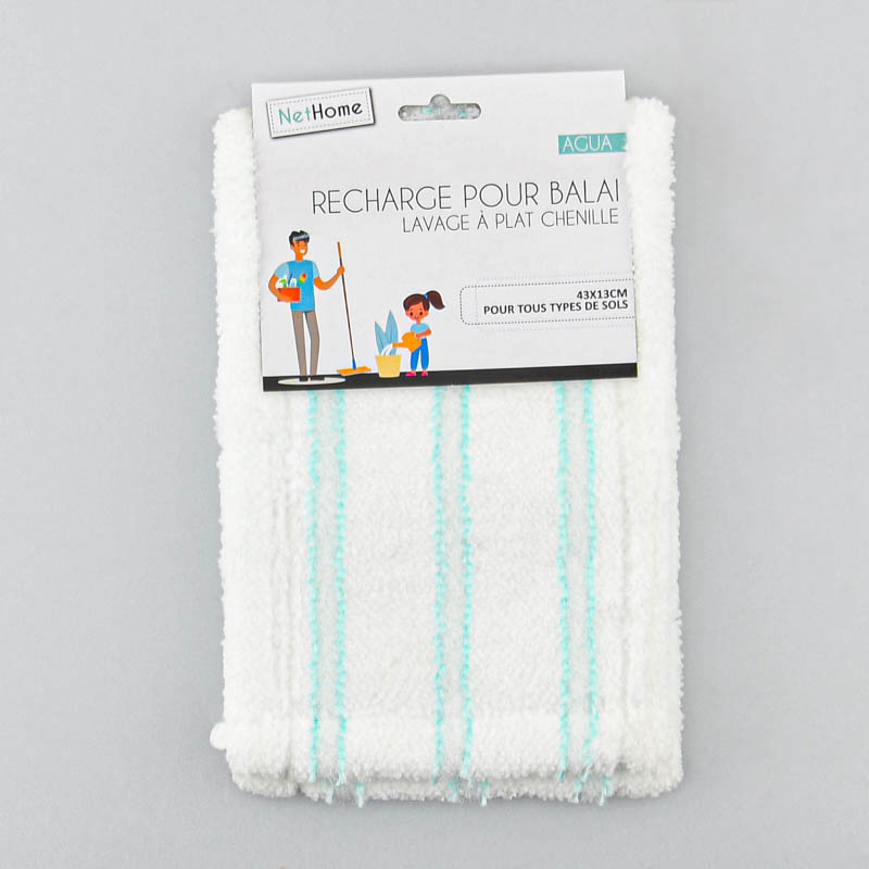 Recharge pour balai lavage à plat