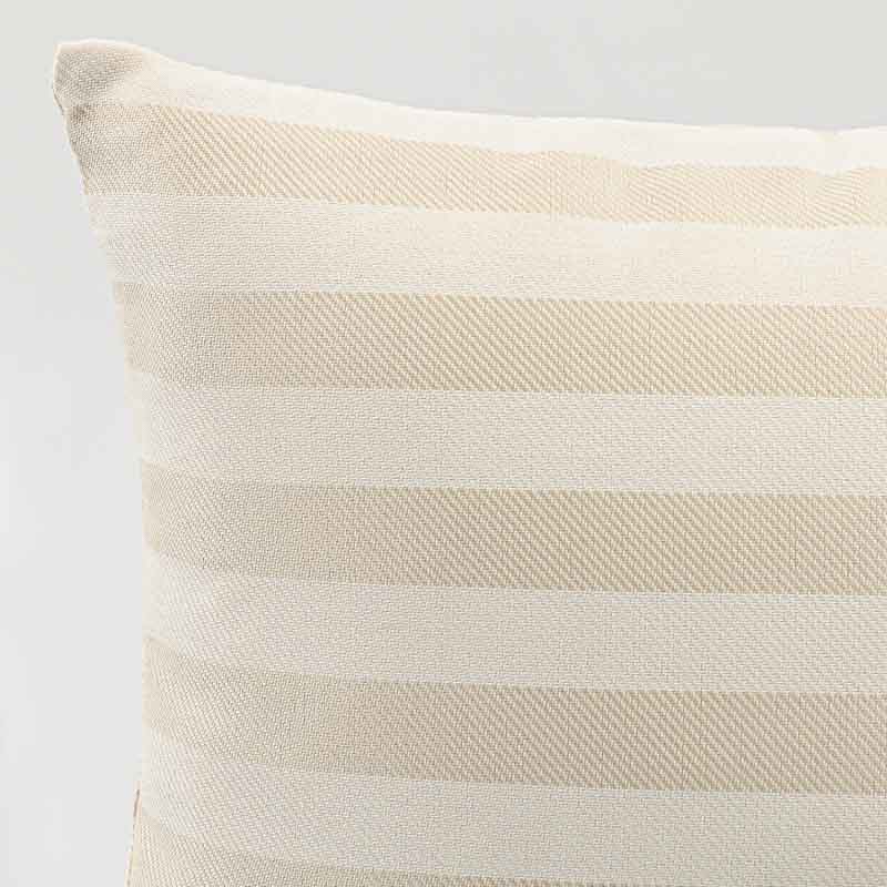 Coussin à lignes 'Thea' beige 